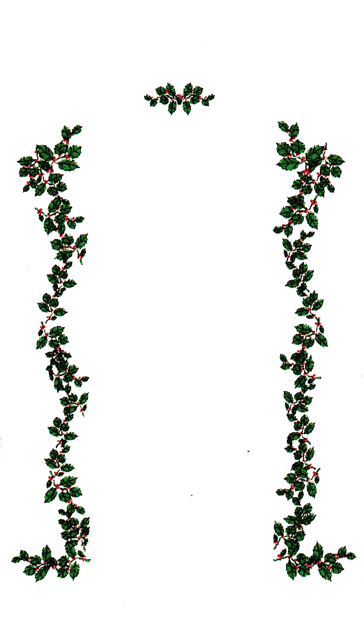 Png Black And White Library Leafy Vine Free On Dumielauxepices - Merry Christmas From Heaven Photo Frame (767x1378), Png Download