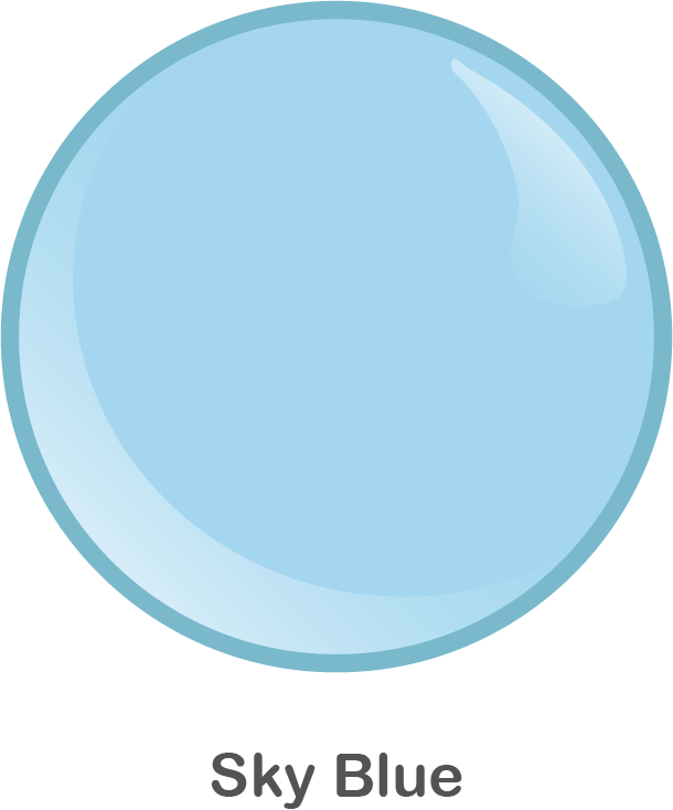 Ink Color Swatches - Circle (610x734), Png Download