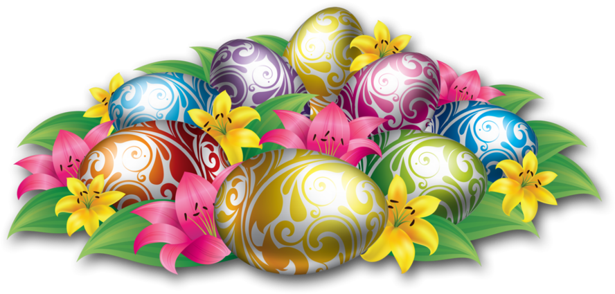 Easter Eggs Png High-quality Image - Happy Easter To Our Customers (899x562), Png Download