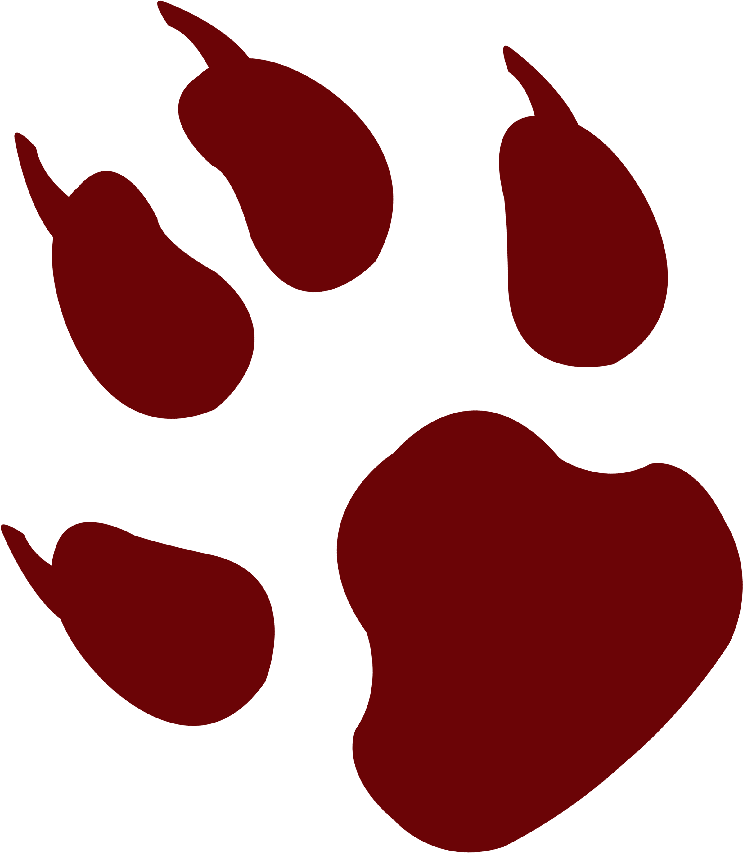 Animal Paw Png Transparent (2777x3100), Png Download