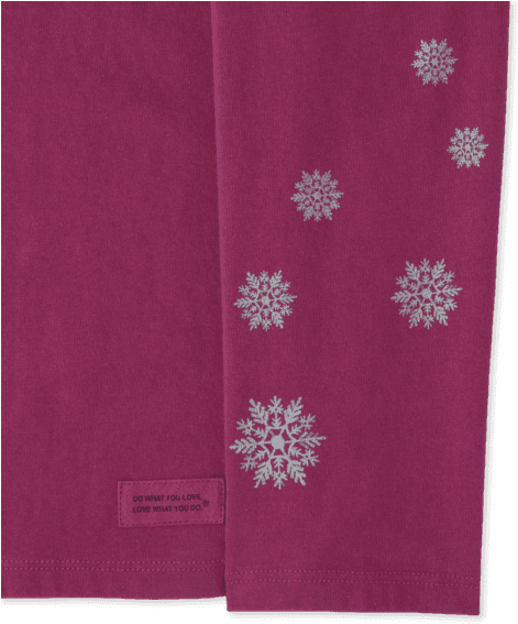 Women's Watercolor Snowflake Long Sleeve Crusher Vee - Watercolor Painting (570x570), Png Download