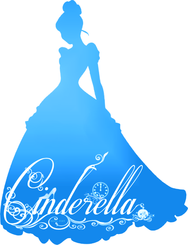 Disney Princess Photo - Cinderella Silhouette (613x800), Png Download