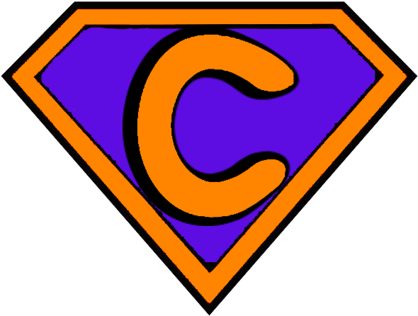 Cam Superman Logo - Logo Superman Rose Et Noir (640x494), Png Download