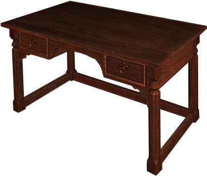 Desk Png Graphic - Desk Png (431x362), Png Download