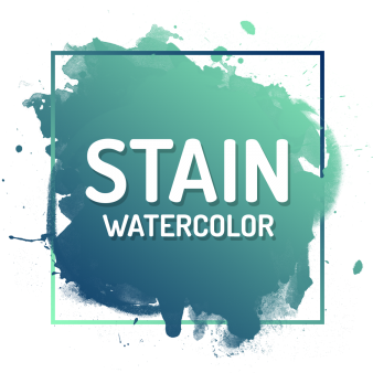 Abstract Modern Watercolor Background With Trendy Frame, - Watercolor Painting (360x360), Png Download