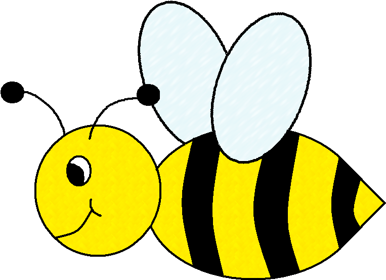 Bumble Bee Clipart (813x587), Png Download