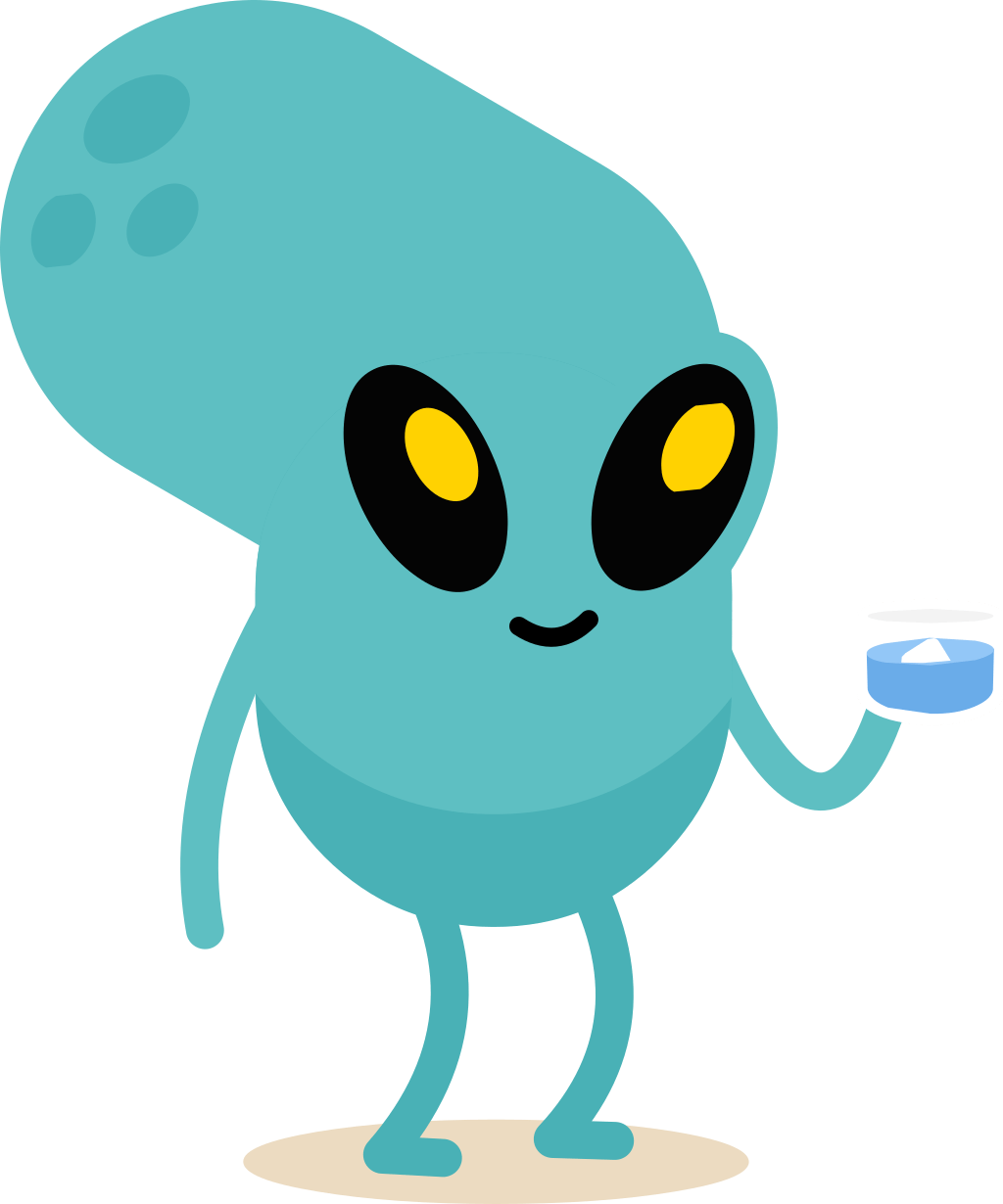 Alien - Dumb Ways To Die Alien (1024x1230), Png Download