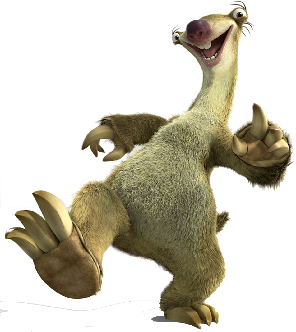 Sid The Sloth Png Banner Freeuse Stock - Sid Ice Age (951x1080), Png Download