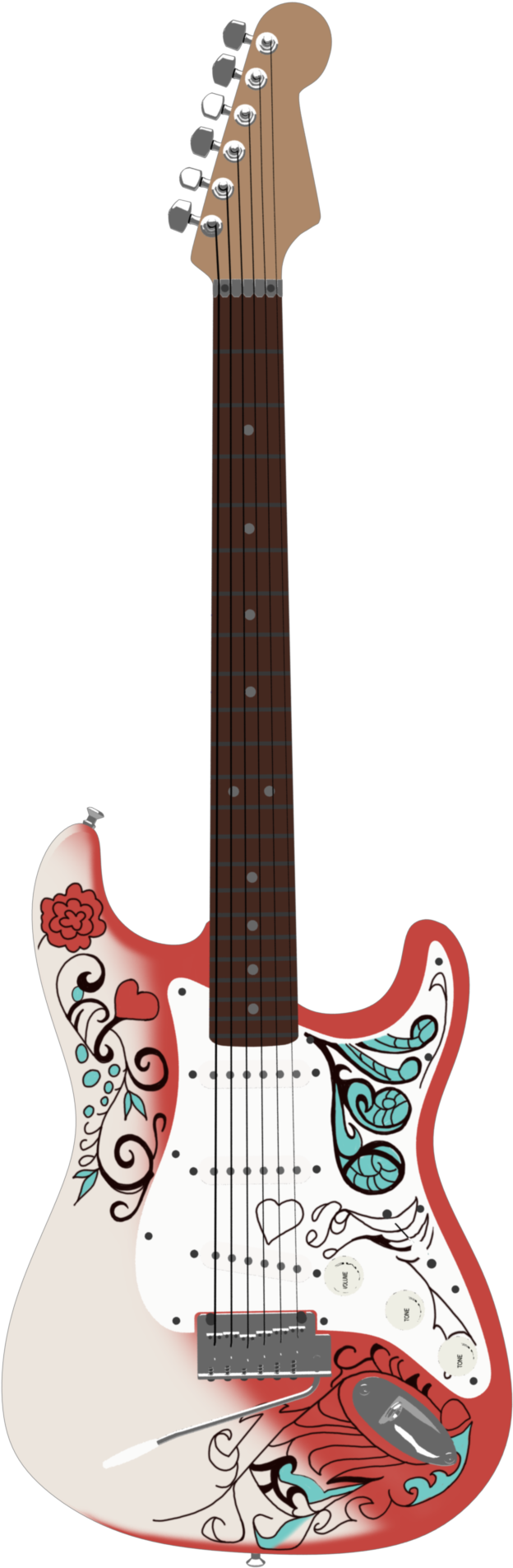 Click To Preview - Stratocaster (1000x2000), Png Download