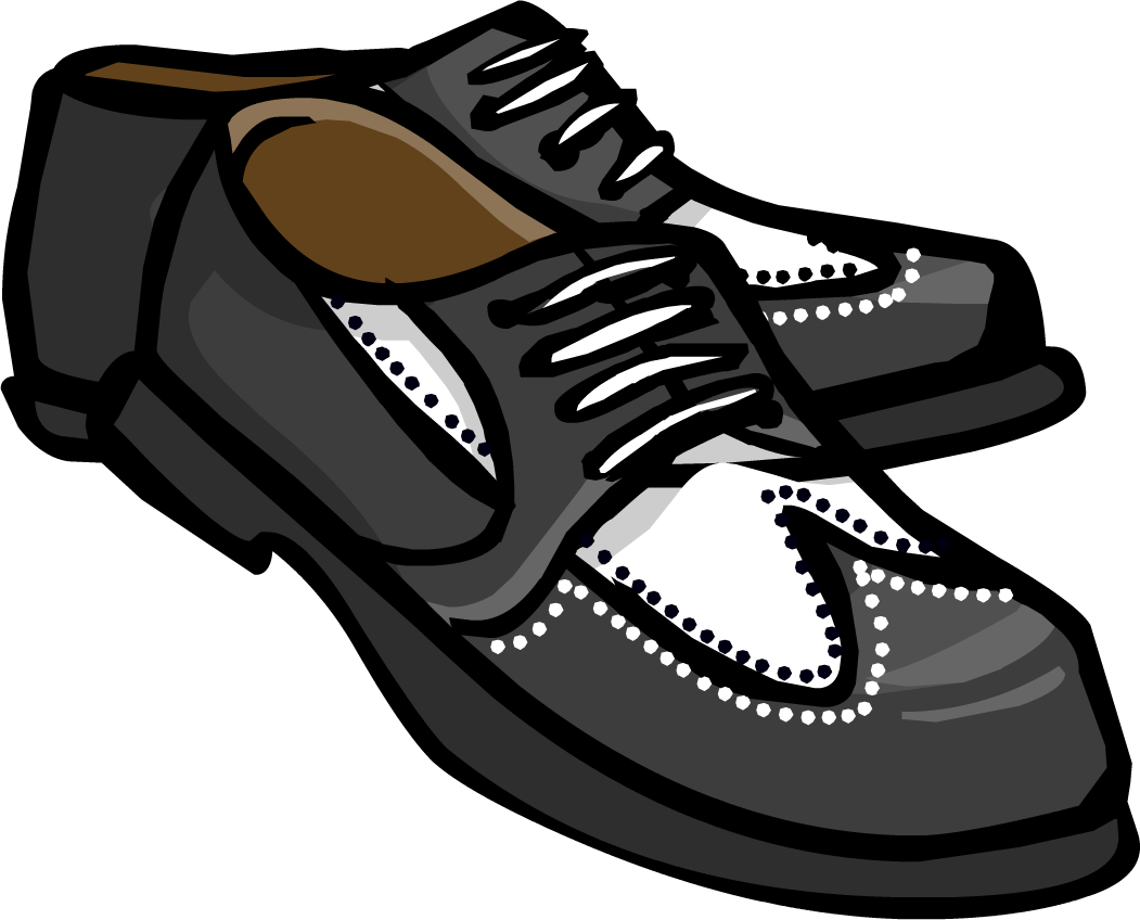 Black Zoot Shoes - Club Penguin Black Shoes (1051x848), Png Download