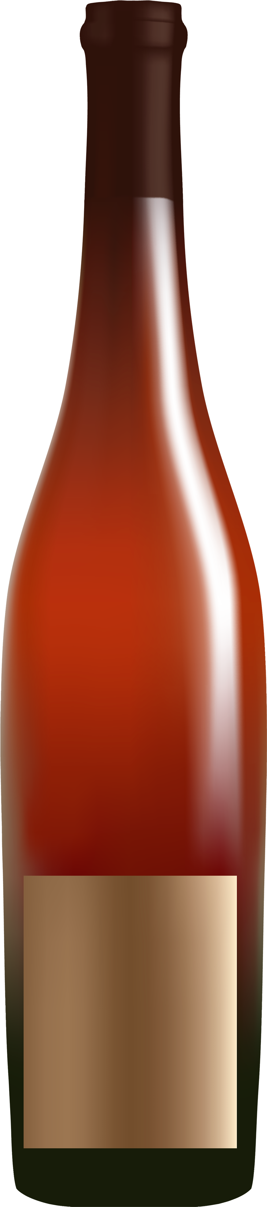 Red Alcohol Bottle Png Clipart - Glass Bottle (1107x4000), Png Download