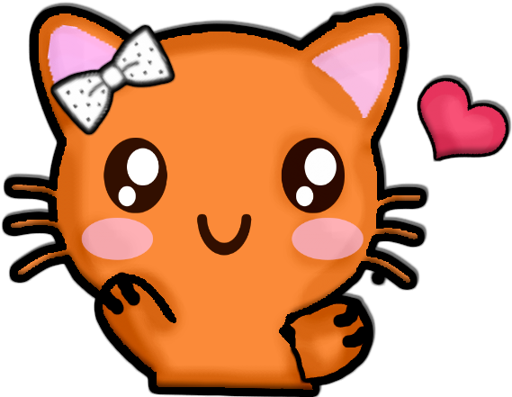 Kawaii Png By Krystalsweet On Clipart Library - Peppercornprincess Cat Earrings Googly Eye Earrings (677x490), Png Download