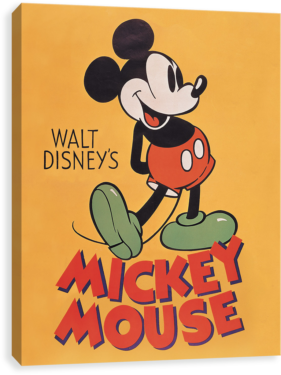 Mickey Mouse - Steamboat Willie Poster (1280x1280), Png Download