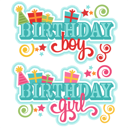 Titles Svg Scrapbook Cut File Cute Files - Birthday Girl Cut Out (432x432), Png Download