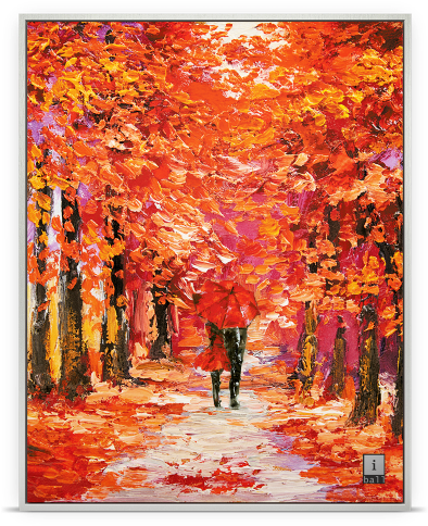 Iball Frame Speakers Frame Speaker - Top Carpenter Colorful Autumn Trees Passport Holder (500x500), Png Download