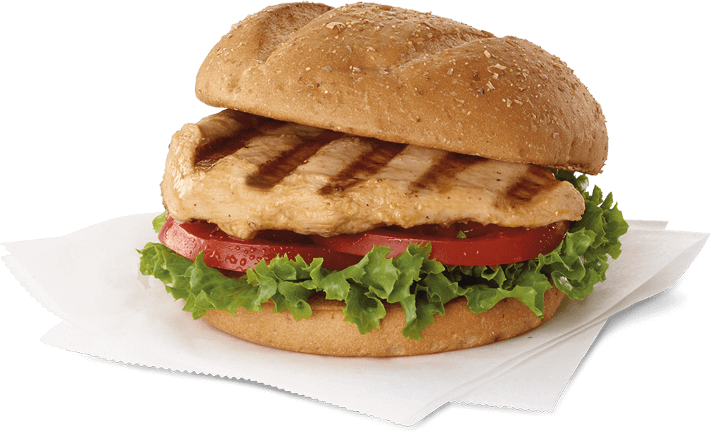 Grilledchickensandwich - Chick Fil A Grilled Chicken Sandwich Calories (1009x616), Png Download