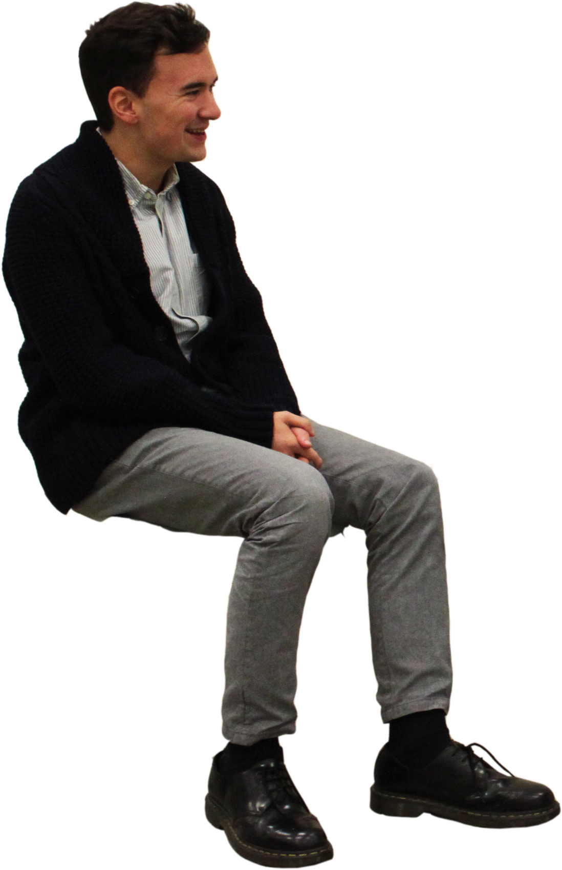 Sitting Man Png - Man Sitting On Chair Png (1098x1697), Png Download