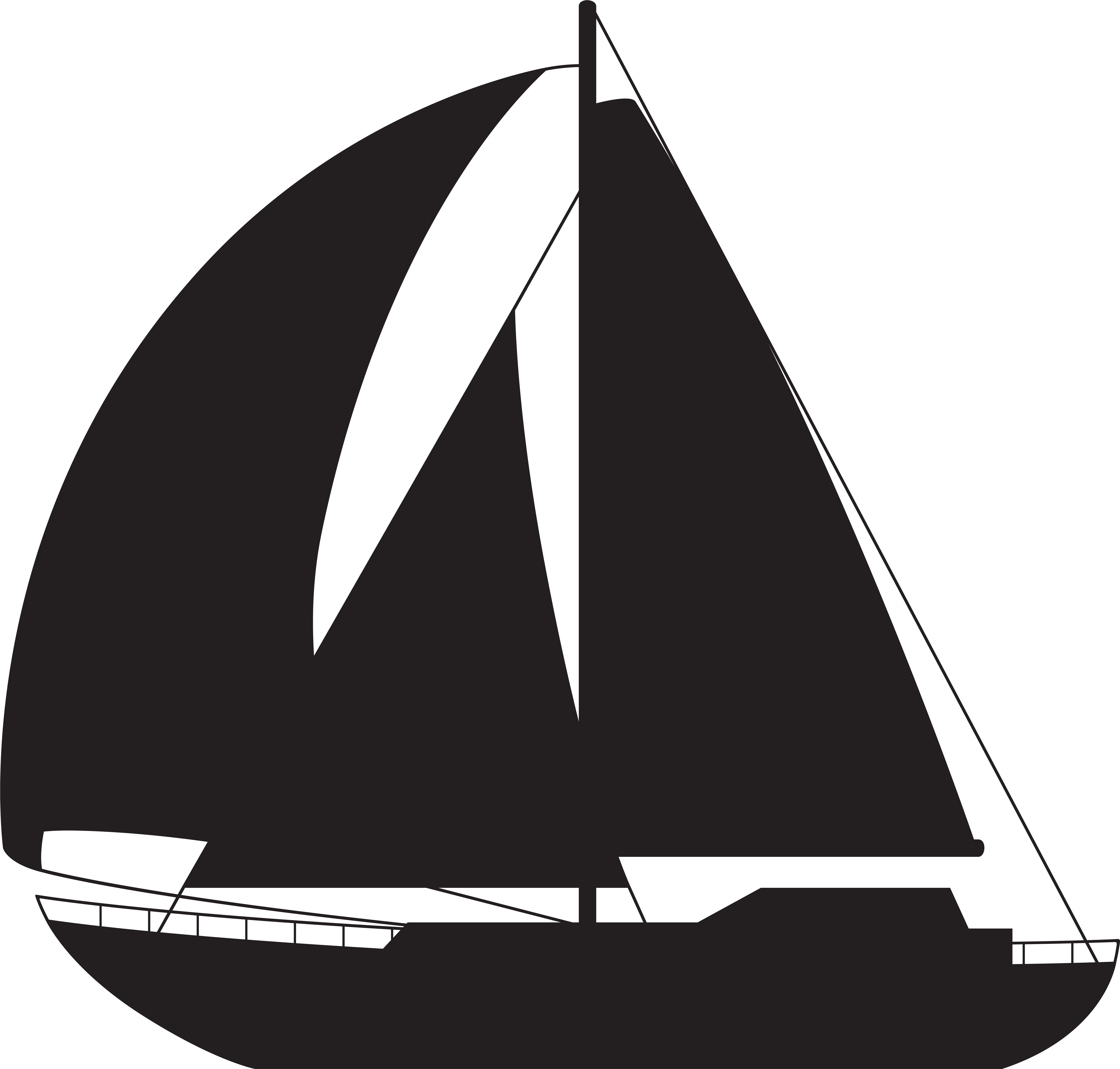 Sailboat Png (8000x7636), Png Download
