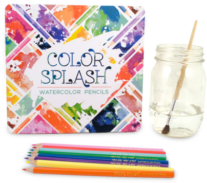 Color Splash Watercolor Pencils - International Arrivals Color Splash Watercolor Pencils (480x480), Png Download
