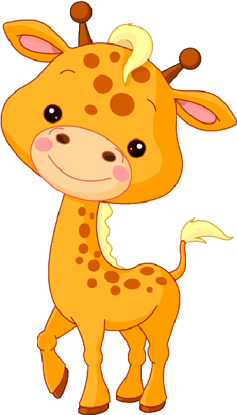 Watercolor Baby Giraffe - Clip Art Picture Of Cat (600x600), Png Download