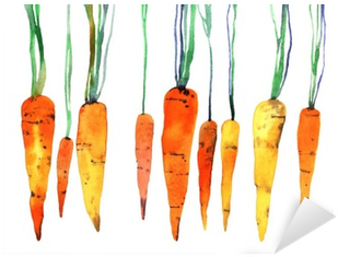 Carrot Watercolor (400x400), Png Download