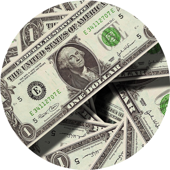 7 Money - Dollar Bill (576x576), Png Download
