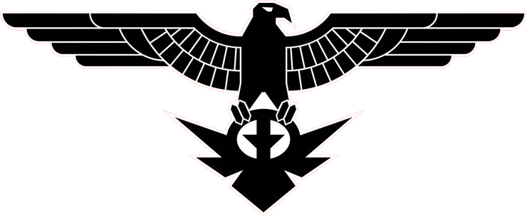 Zeon Coat Of Arms - Nazi Eagle Without Swastika (740x303), Png Download