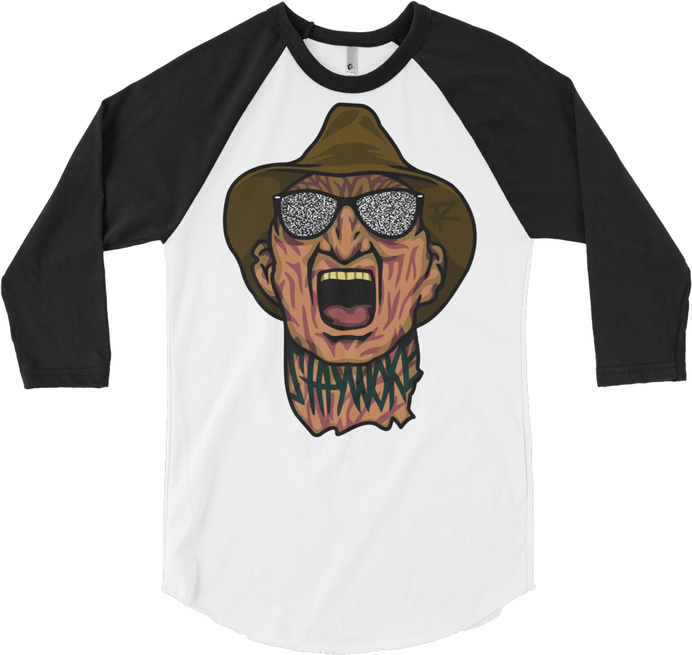 Stay Woke 3/4 Raglan Shirt - General (raglan) (1000x1000), Png Download