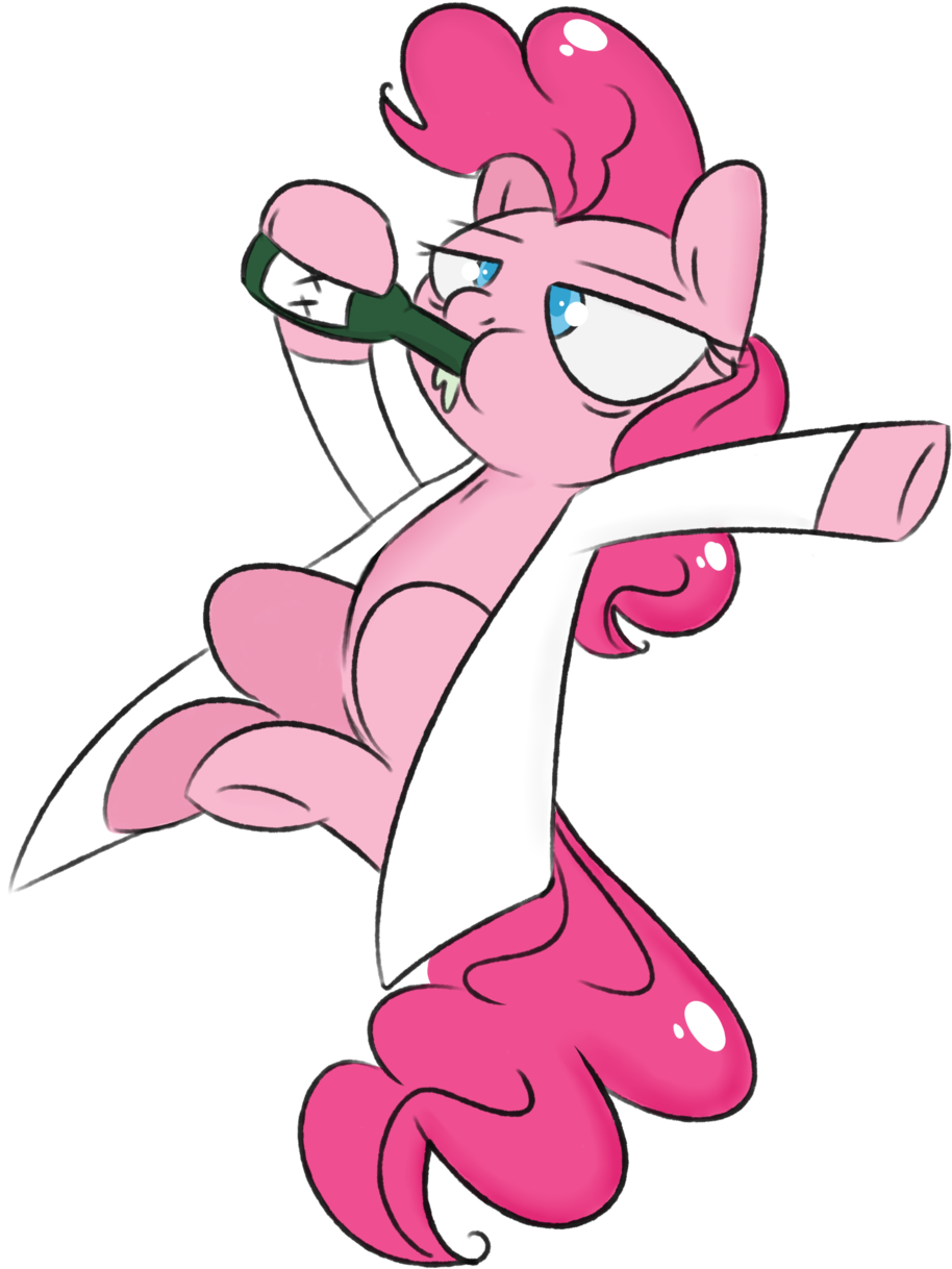 Greenteagreentea, Bottle, Pinkie Pie, Rick And Morty, - Rick And Morty (1024x1536), Png Download