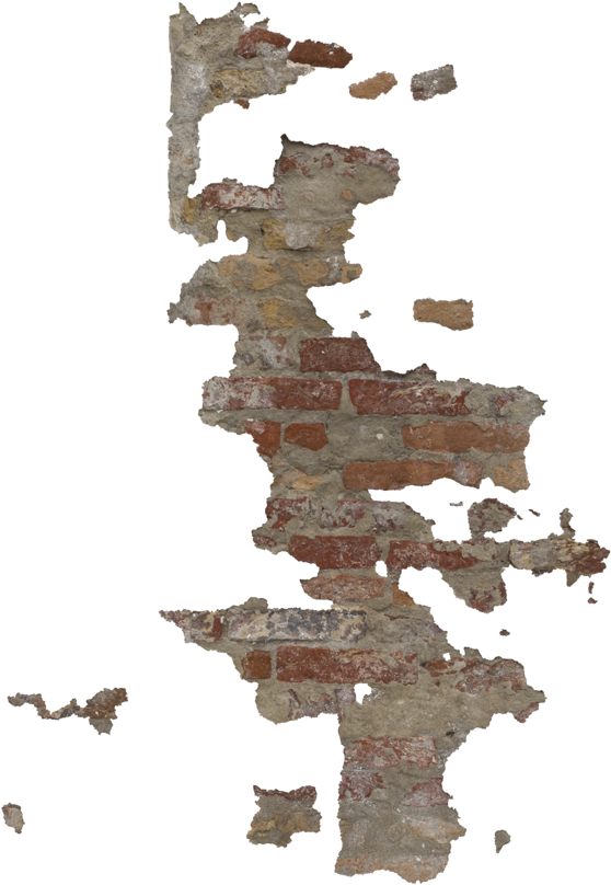Wall Damage Brick Bricks, Brick - Damaged Brick Wall Png (682x1024), Png Download