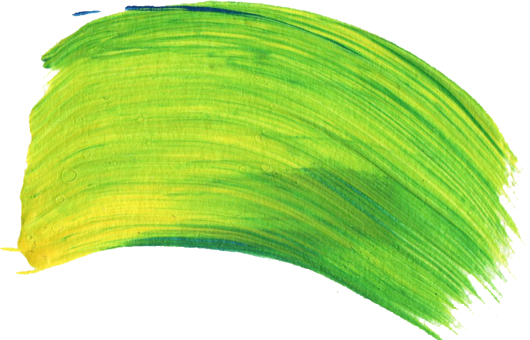 Free Download - Green And Yellow Paint (1044x669), Png Download