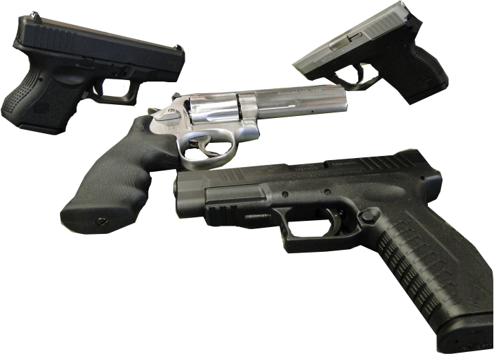 Free Icons Png - Gun Png Down (717x513), Png Download