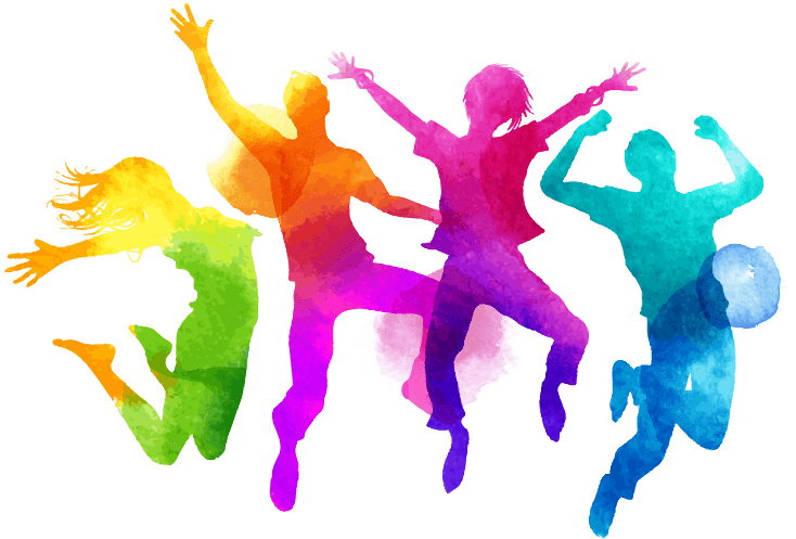 Watercolor-individuals - Ready, Set, Go!: The Kinesthetic Classroom 2.0 [book] (750x600), Png Download