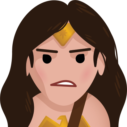 Image For Wonderwoman - Wonder Woman Emoji Png (411x410), Png Download