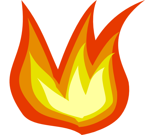 Flame Clip Art At Clipart Library - Olympic Flame Clip Art (600x560), Png Download
