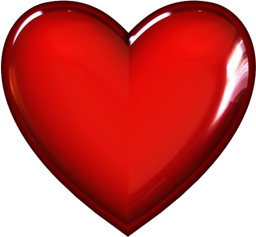 3d Red Heart Png Transparent Image - 1 Love 1 Heart (760x633), Png Download