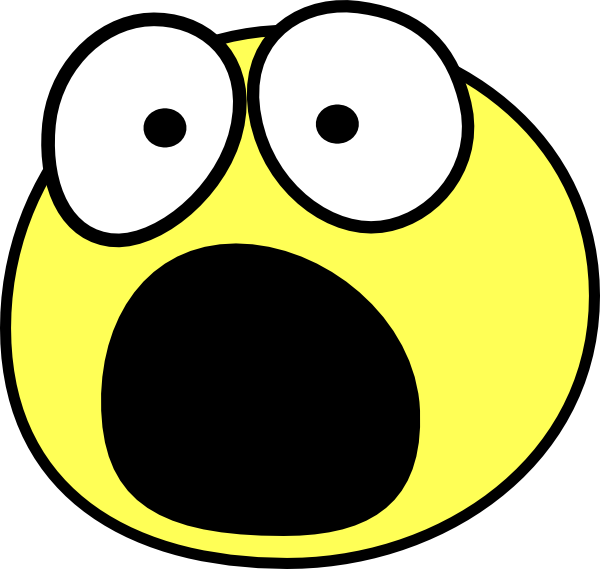 Shocked Clipart Group Vector Library Library - Shocked Free Clip Art (600x569), Png Download