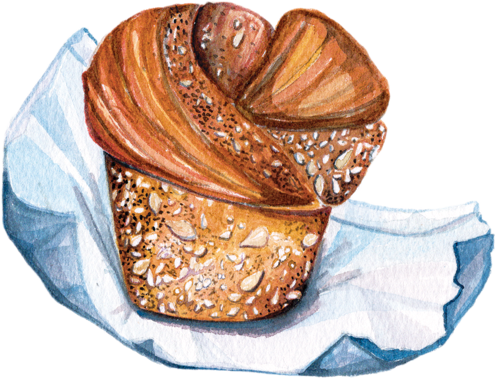 Morning Bun (1000x764), Png Download