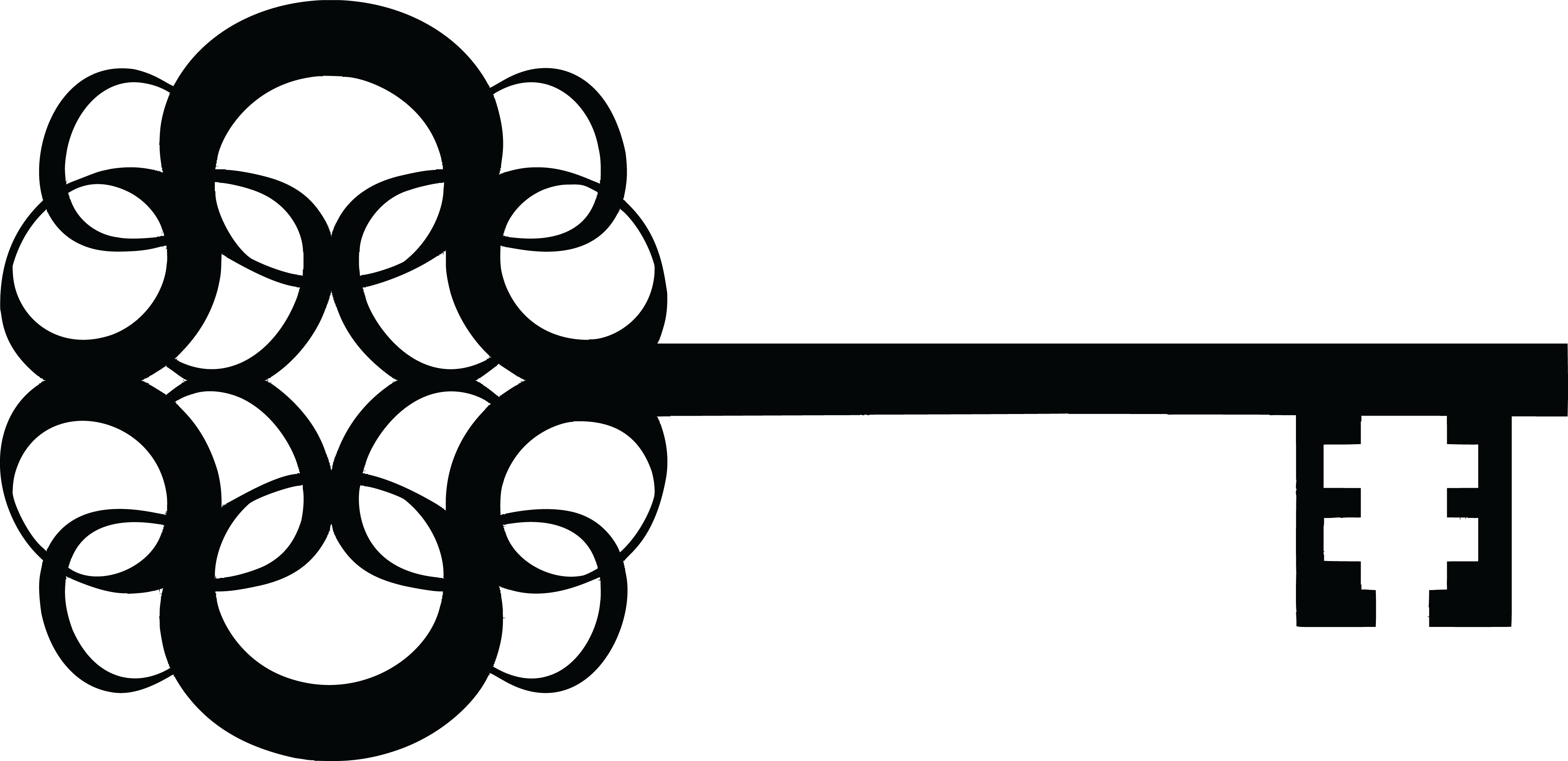 , , - Free Clip Art Key (4000x1941), Png Download