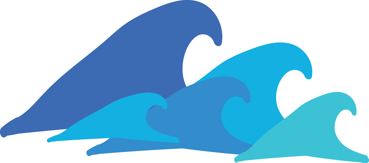 Vector Transparent Cilpart Opulent Ideas File Diagram - Clip Art Wave Png (1264x559), Png Download