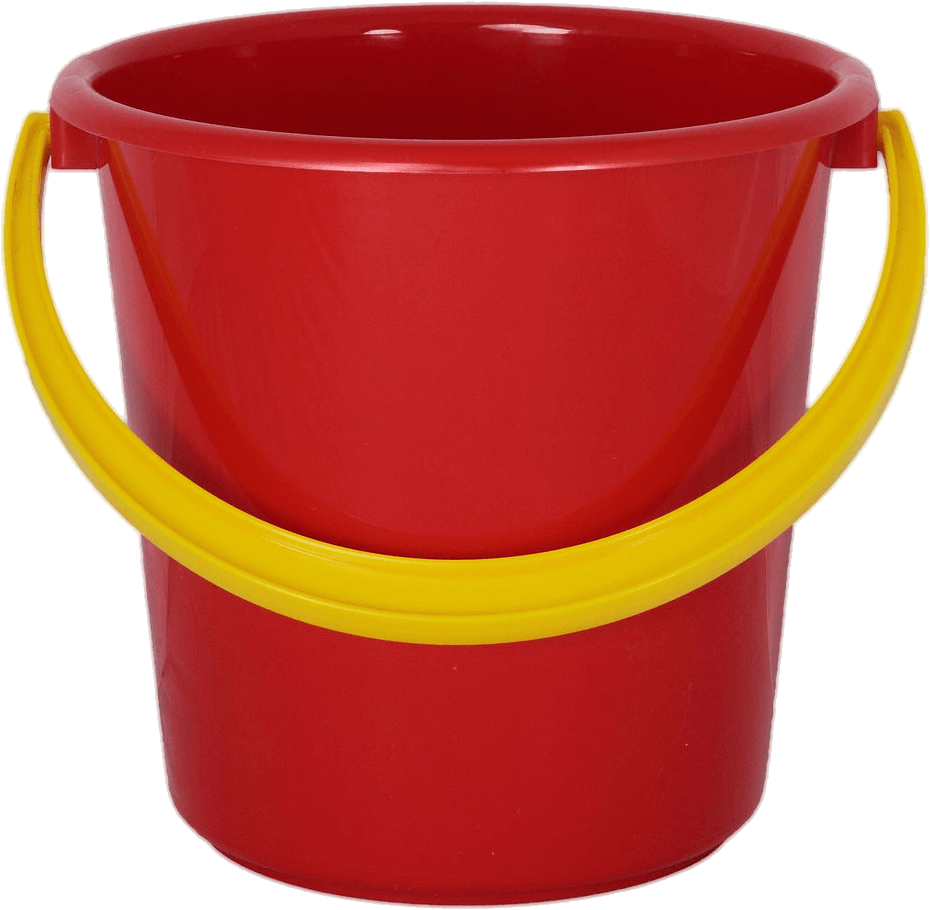 Objects - Plastic Bucket Png (930x910), Png Download