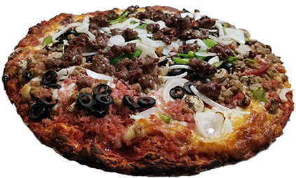 Merely A Few Minutes After His Auspicious Start, Brother - Tim's Pizza (800x263), Png Download