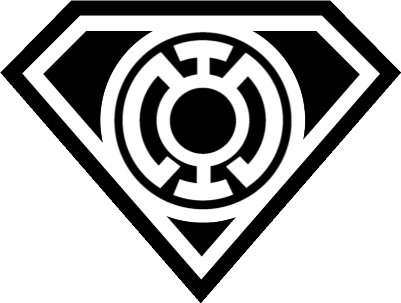 Superman Logo Outline Hd 814 - Superman Blue Lantern Logo (825x626), Png Download