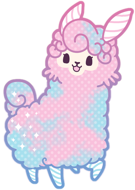 Report Abuse - Kawaii Cotton Candy (438x615), Png Download