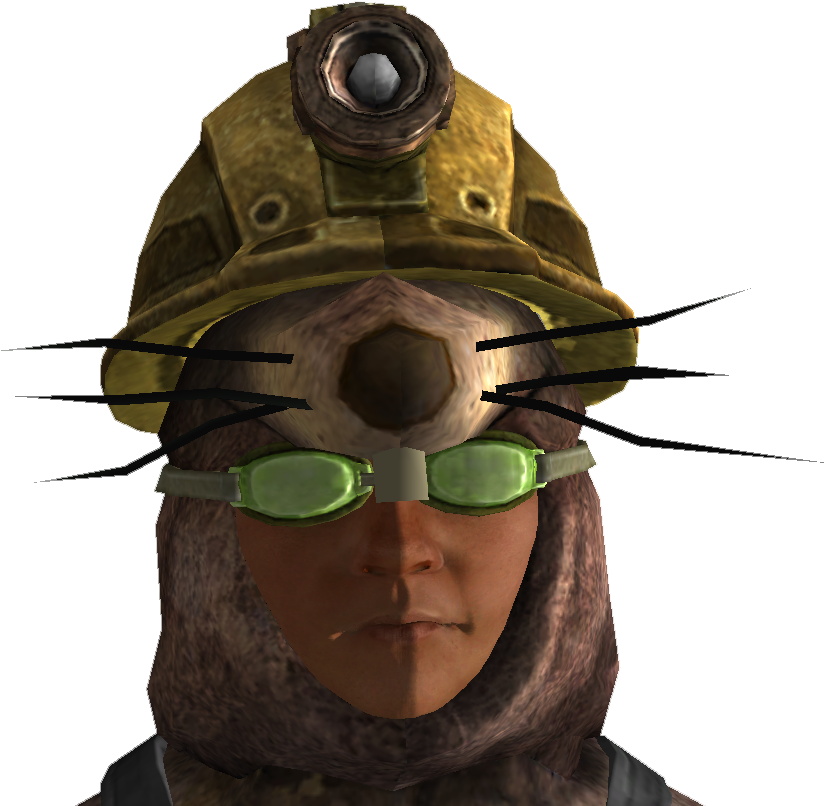 Fo3 Murray The Mole Hat - Portable Network Graphics (900x818), Png Download