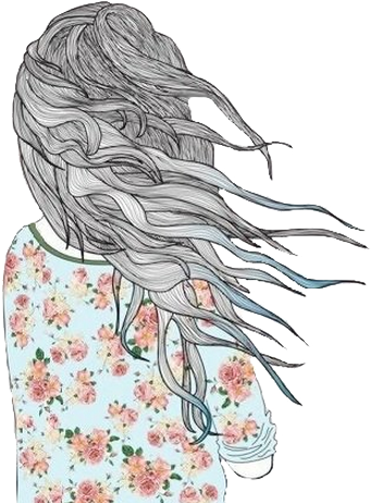 Pensamentos Da Bih - Desenhos Profissionais Tumblr Amizade (410x471), Png Download