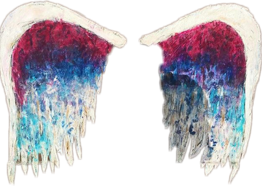 Report Abuse - La Colorful Angel Wings (528x374), Png Download