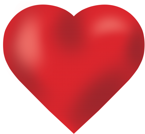 Love Heart Png Image - Love Clipart (500x454), Png Download