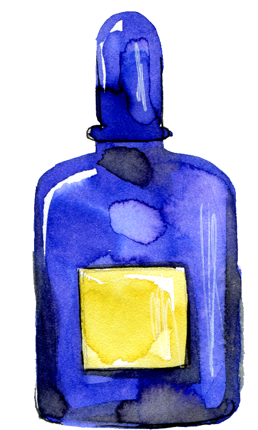 Hand-painted Water Supplement Bottle Png Transparent - Bottle (1024x1024), Png Download