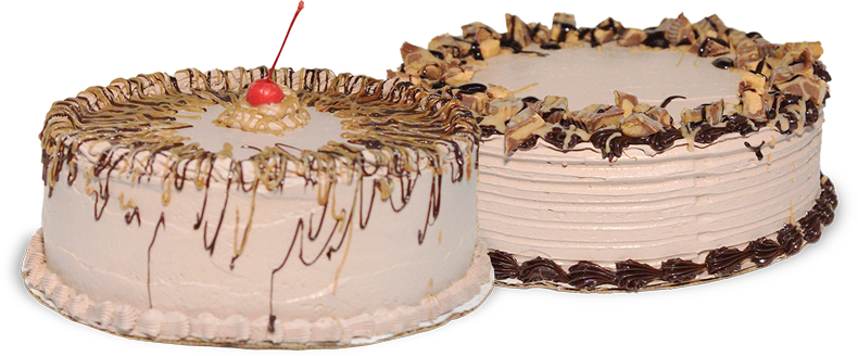 Custard's Last Stand Ice Cream Cakes Are Great For - Two Cakes (790x328), Png Download